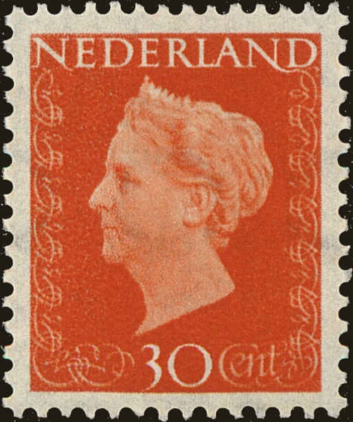 Front view of Netherlands 295 collectors stamp