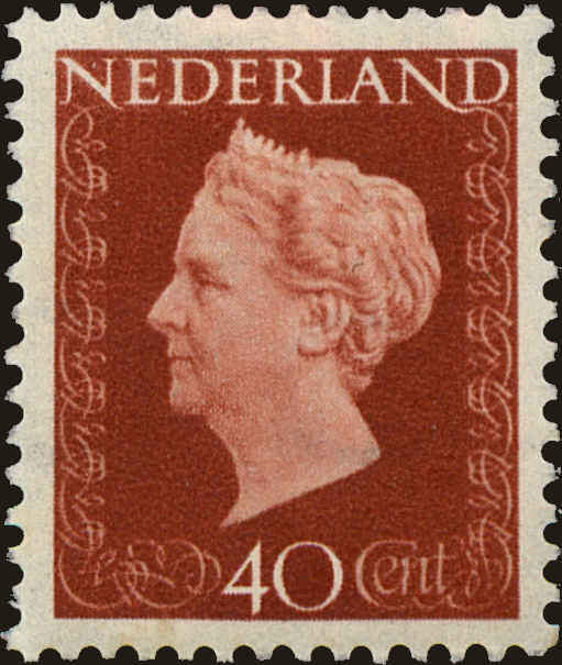 Front view of Netherlands 297 collectors stamp