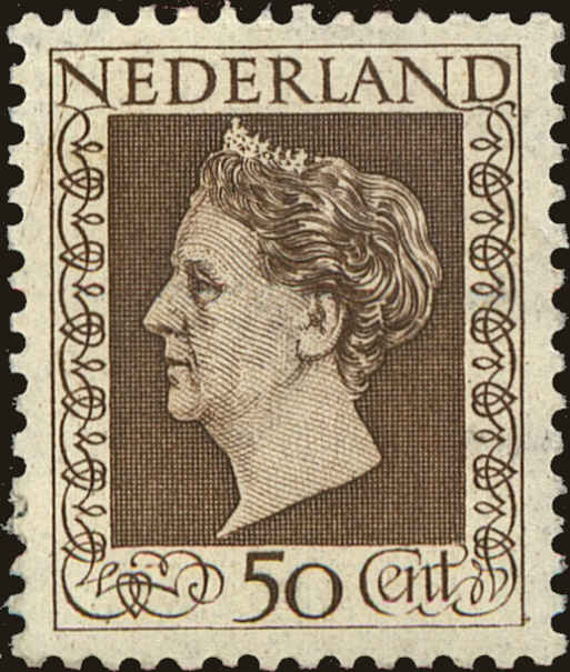 Front view of Netherlands 299 collectors stamp