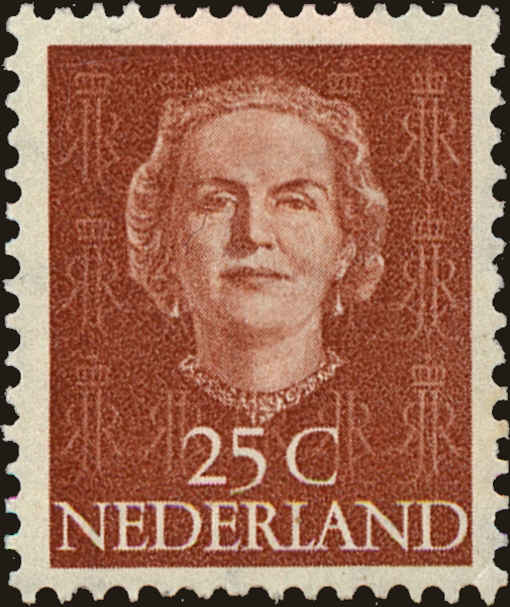 Front view of Netherlands 312 collectors stamp