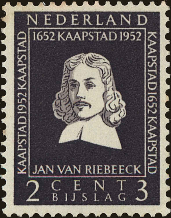 Front view of Netherlands B234 collectors stamp