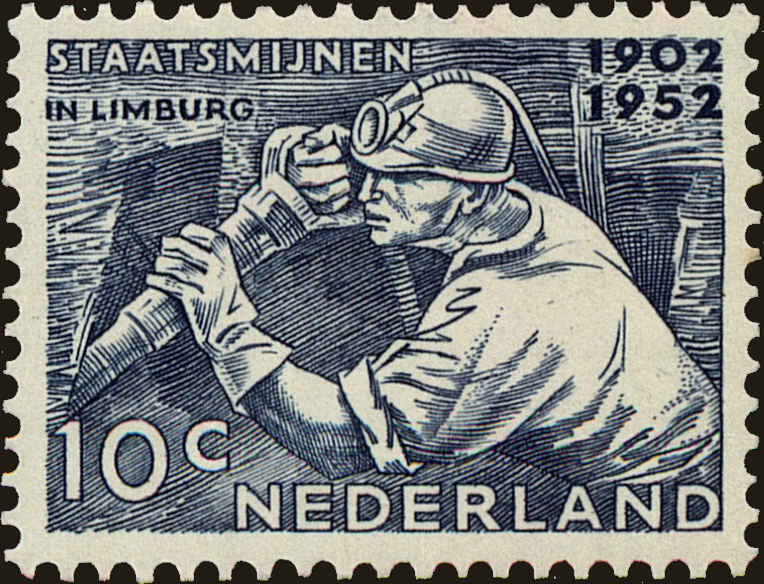 Front view of Netherlands 331 collectors stamp