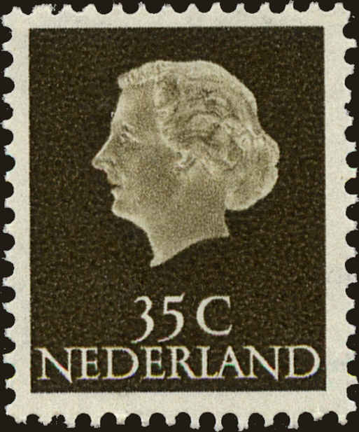 Front view of Netherlands 350 collectors stamp