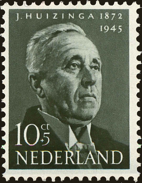 Front view of Netherlands B267 collectors stamp