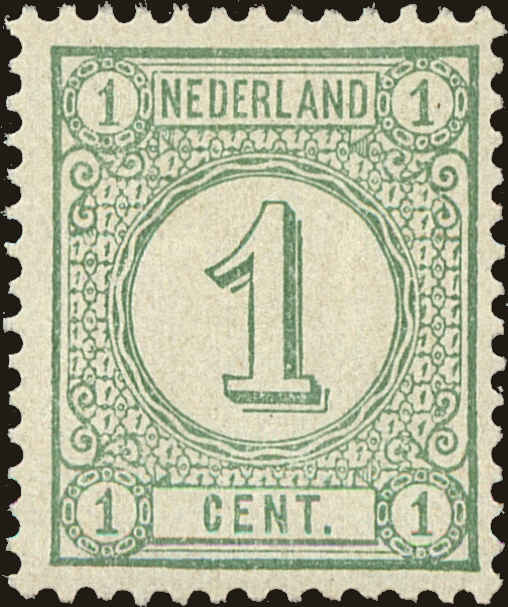 Front view of Netherlands 35c collectors stamp