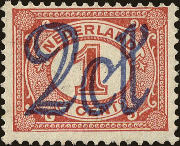 Front view of Netherlands 117 collectors stamp