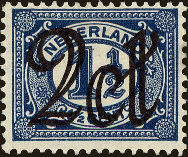 Front view of Netherlands 118 collectors stamp