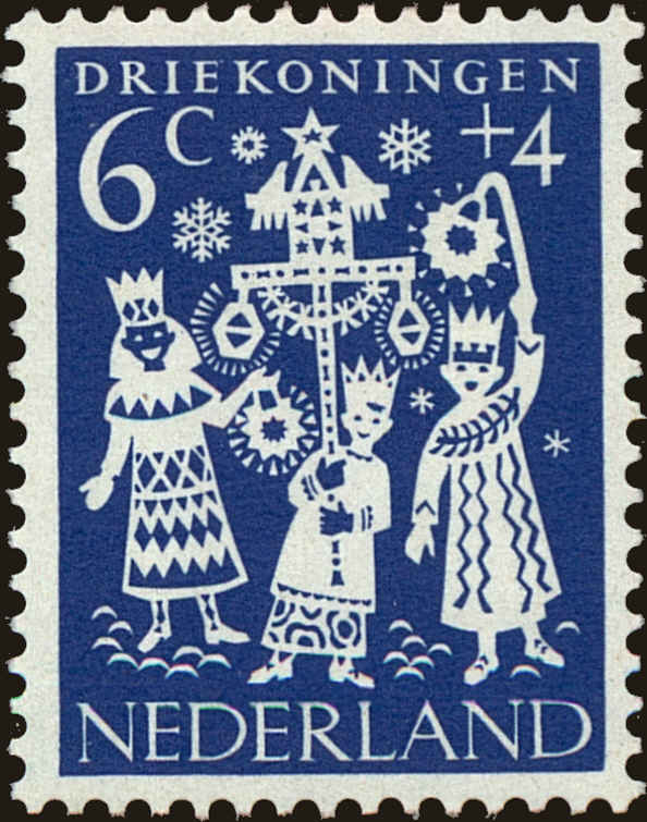 Front view of Netherlands B359 collectors stamp