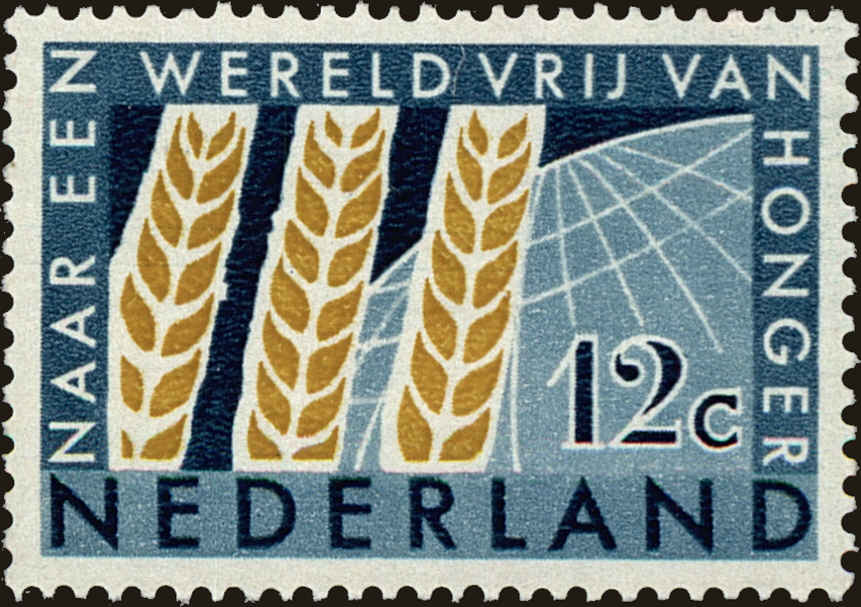Front view of Netherlands 413 collectors stamp