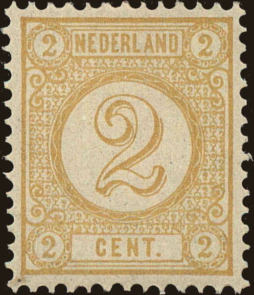 Front view of Netherlands 36a collectors stamp