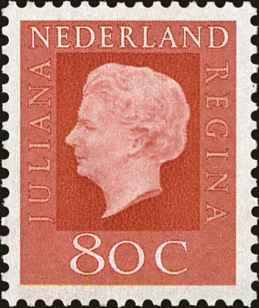 Front view of Netherlands 468 collectors stamp