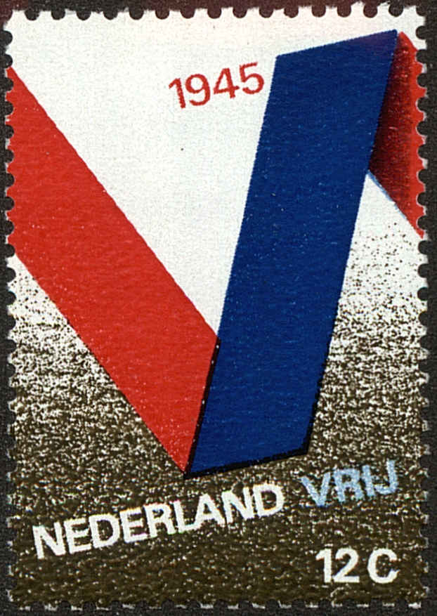 Front view of Netherlands 482 collectors stamp