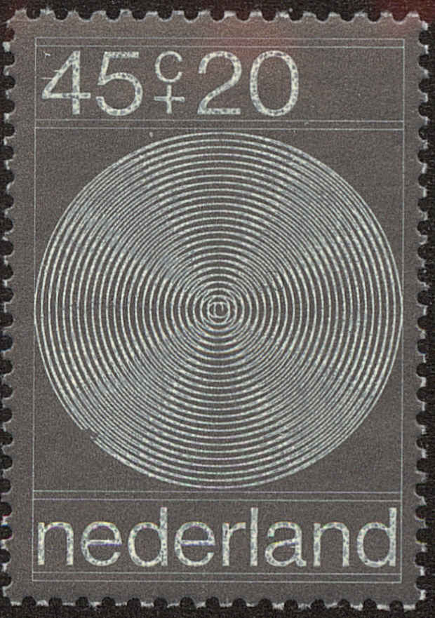 Front view of Netherlands B461 collectors stamp