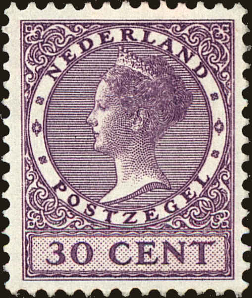 Front view of Netherlands 156 collectors stamp