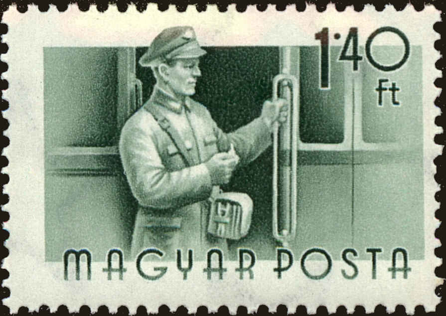 Front view of Hungary 1128 collectors stamp