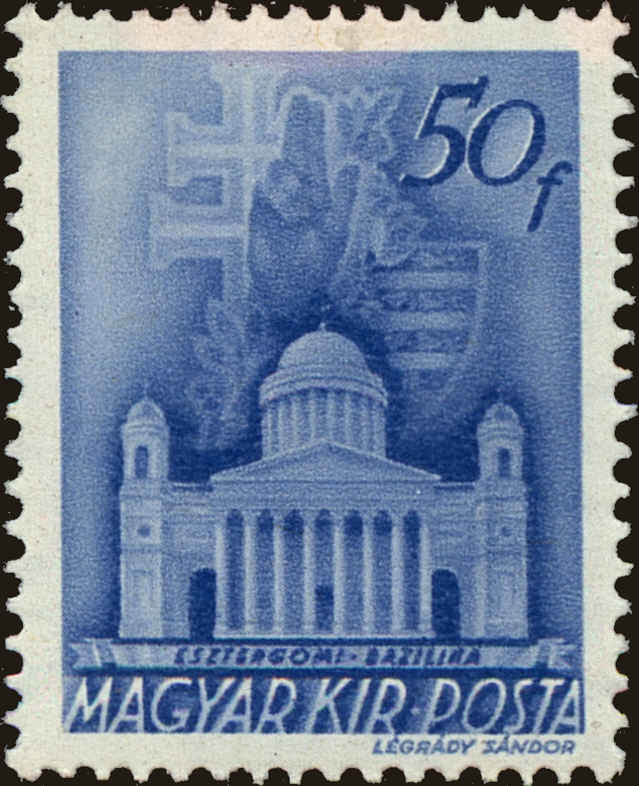 Front view of Hungary 592 collectors stamp