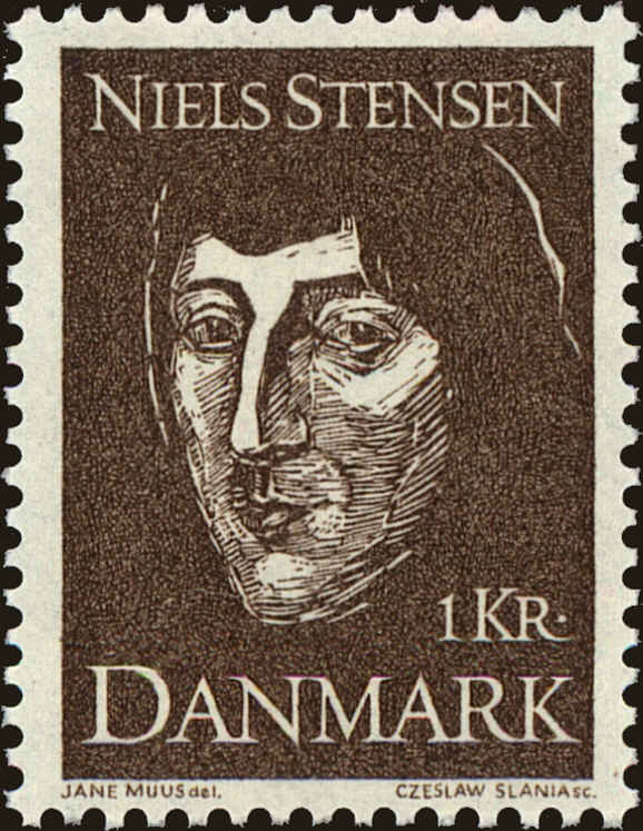 Front view of Denmark 462 collectors stamp