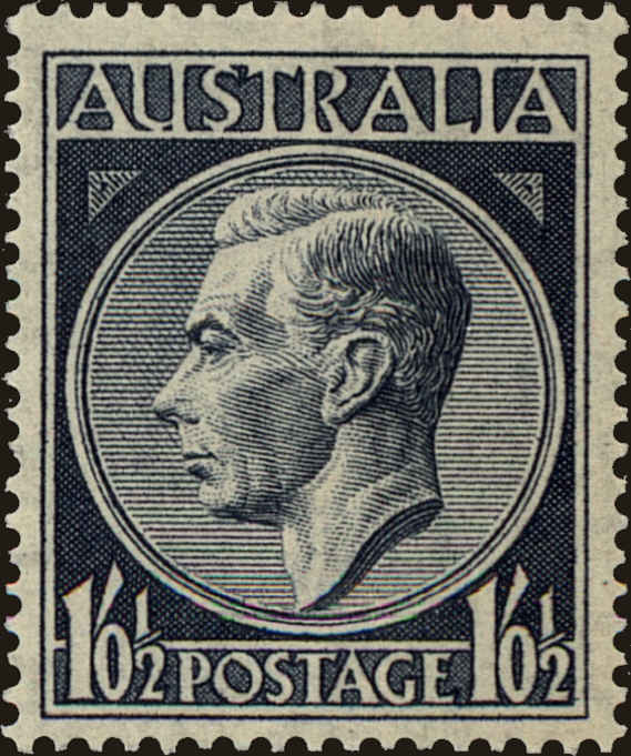 Front view of Australia 247 collectors stamp