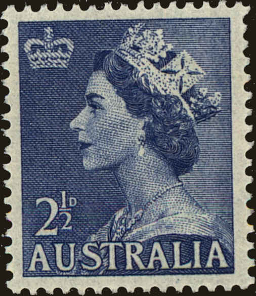 Front view of Australia 256A collectors stamp