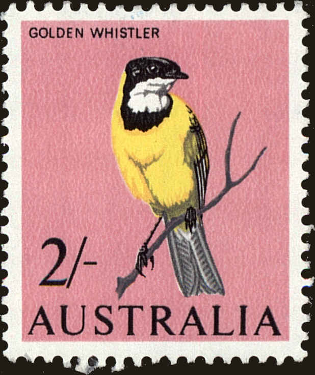Front view of Australia 370 collectors stamp