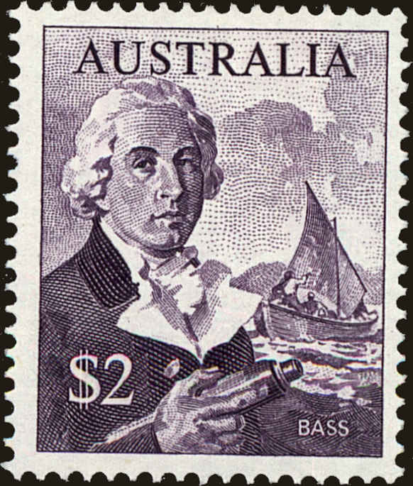 Front view of Australia 416 collectors stamp