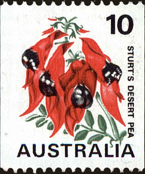Front view of Australia 439G collectors stamp