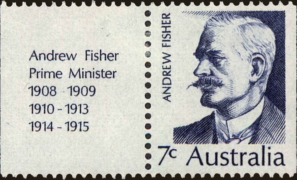 Front view of Australia 514 collectors stamp