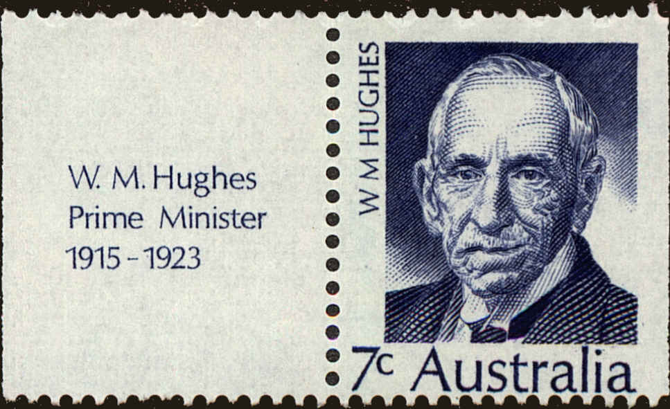 Front view of Australia 516 collectors stamp