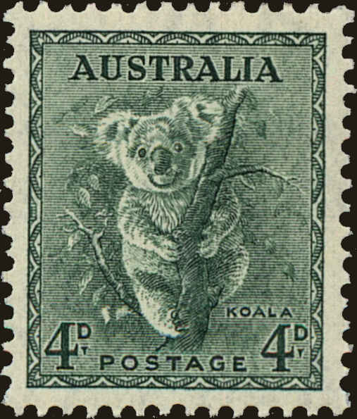 Front view of Australia 171a collectors stamp