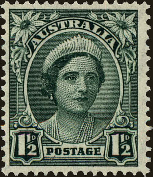 Front view of Australia 192 collectors stamp