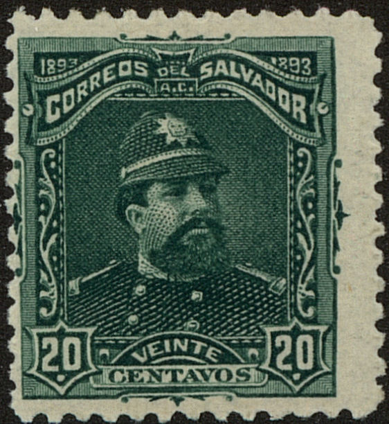 Front view of Salvador, El 82 collectors stamp