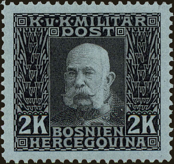 Front view of Bosnia and Herzegovina 82 collectors stamp