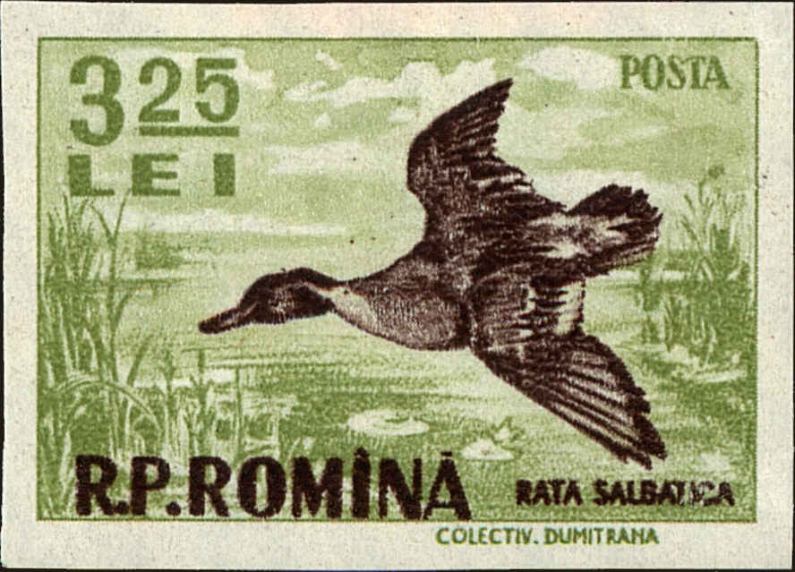 Front view of Romania 1092 collectors stamp