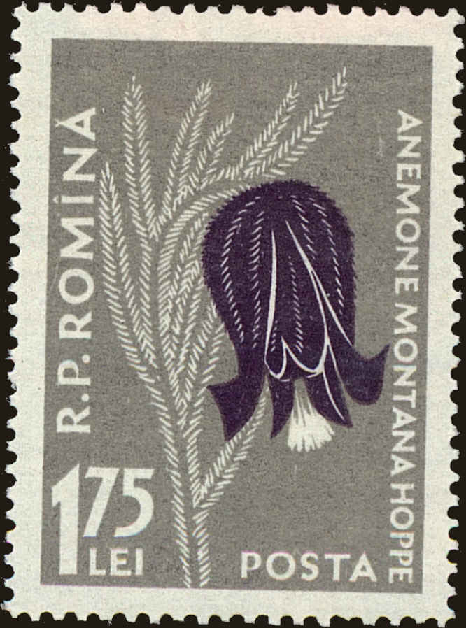 Front view of Romania 1168 collectors stamp