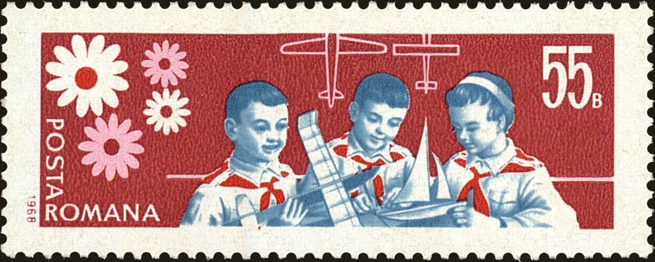 Front view of Romania 2012 collectors stamp
