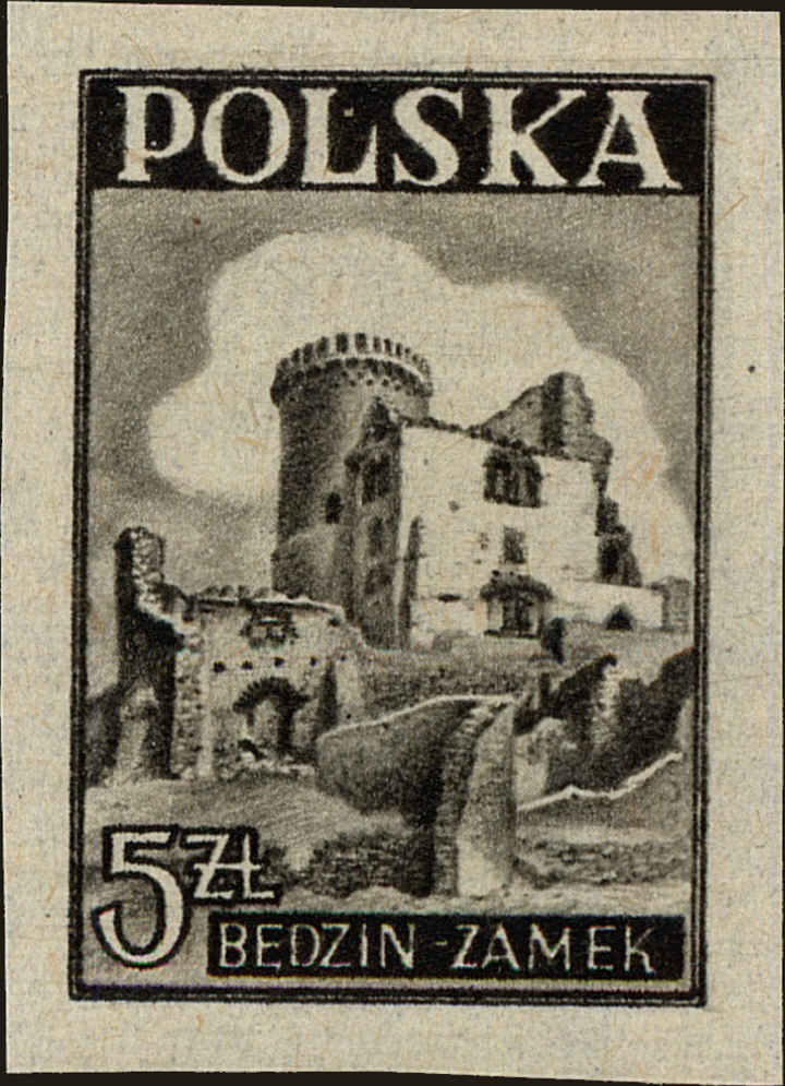Front view of Polish Republic 392 collectors stamp