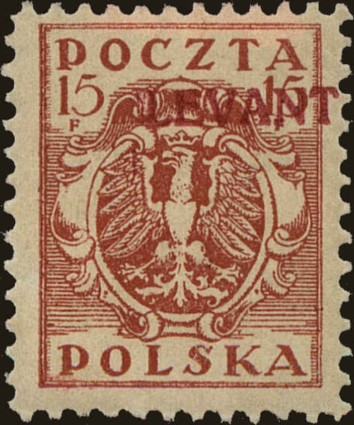 Front view of Polish Republic 2K4 collectors stamp