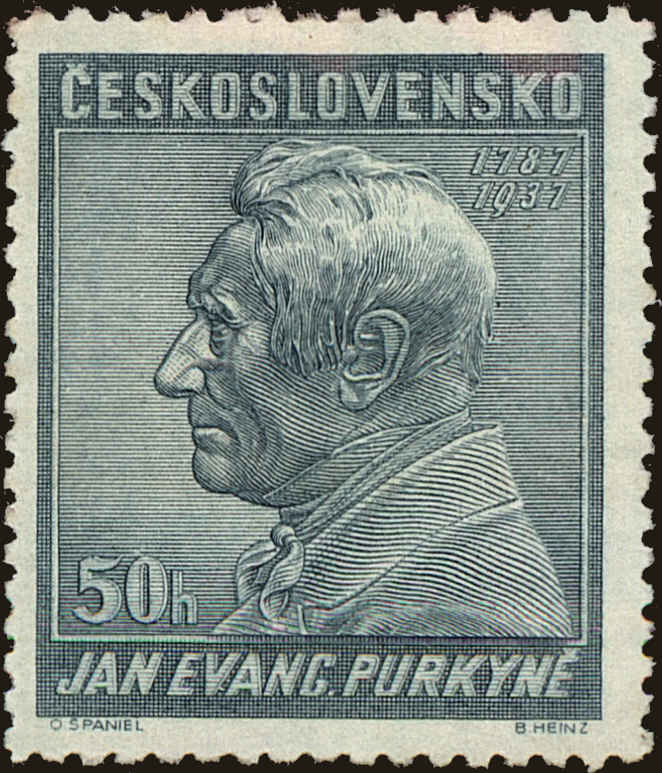 Front view of Czechia 232 collectors stamp