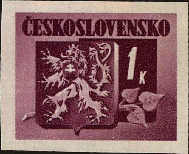 Front view of Czechia 267 collectors stamp