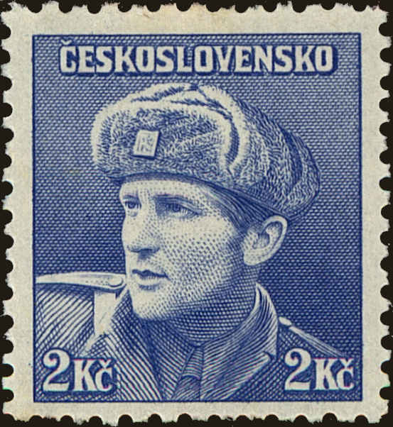 Front view of Czechia 282 collectors stamp