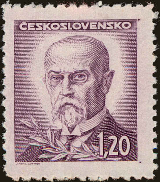 Front view of Czechia 295A collectors stamp