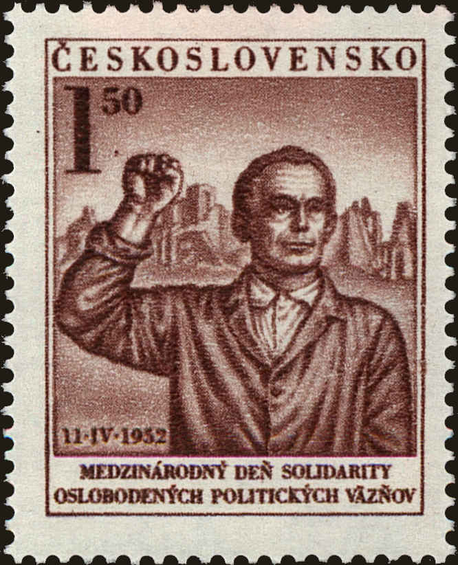 Front view of Czechia 514 collectors stamp