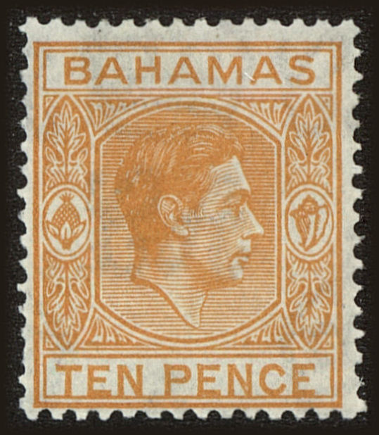 Front view of Bahamas 109 collectors stamp