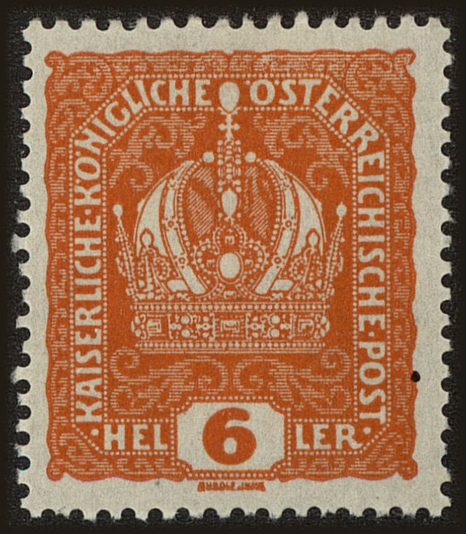 Front view of Austria 147 collectors stamp