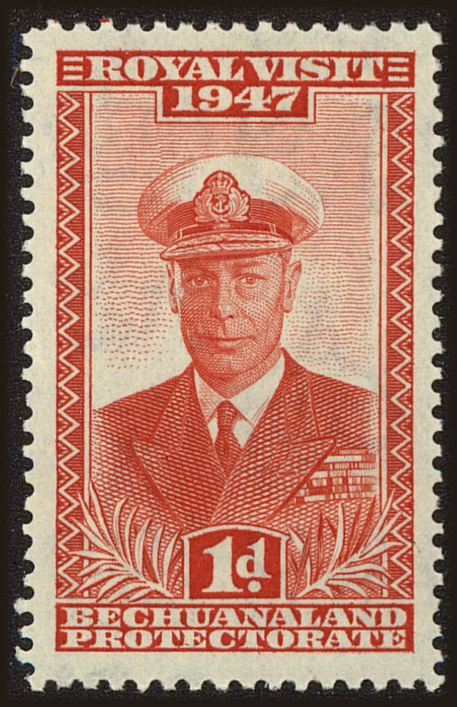 Front view of Bechuanaland Protectorate 143 collectors stamp