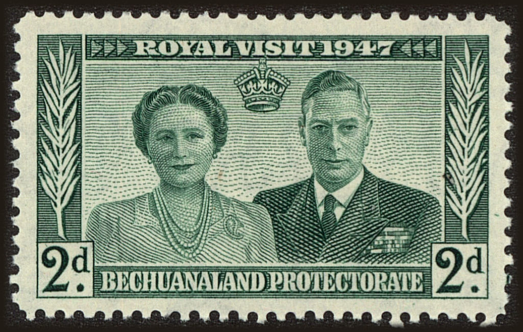 Front view of Bechuanaland Protectorate 144 collectors stamp