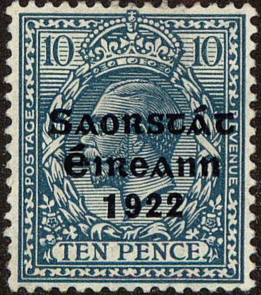 Front view of Ireland 54 collectors stamp