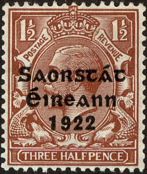 Front view of Ireland 61 collectors stamp