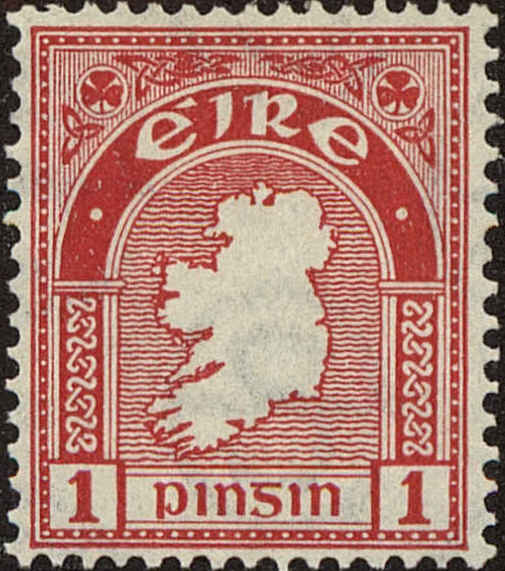 Front view of Ireland 66 collectors stamp
