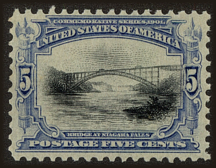 Front view of United States 297 collectors stamp